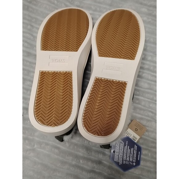 Toms Paxton Slip On Shoe Deep Forest Green Camo Womens Size 7.5 Suede Faux Fur - Picture 14 of 14